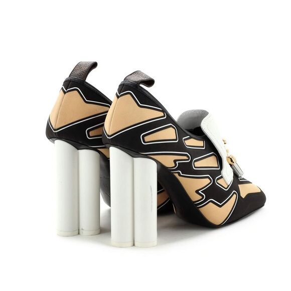 Louis Vuitton Women's Swift Loafer Pumps Leather Neutral, Multicolor - Picture 3 of 7